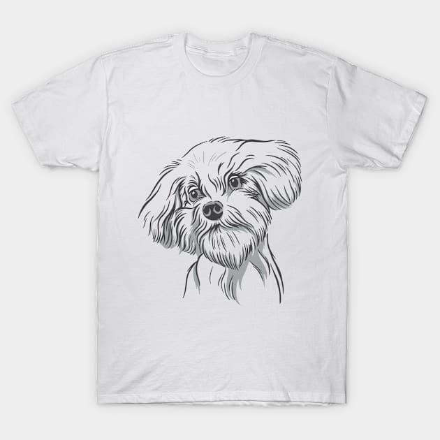 COOL DOG ILLUSTRATION T-Shirt by GoshaDron